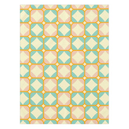 Seamless retro pattern with rounded squares tafelkleed