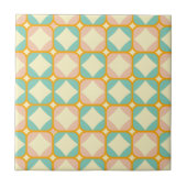 Seamless retro pattern with rounded squares tegeltje (Voorkant)