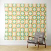 Seamless retro pattern with rounded squares wandkleed (In Situ (horizontaal))
