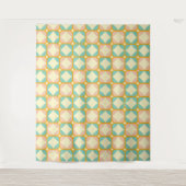 Seamless retro pattern with rounded squares wandkleed (Voorkant)