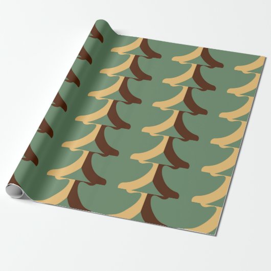Seamless retro pattern with vertical elements abs cadeaupapier (Uitgerold)