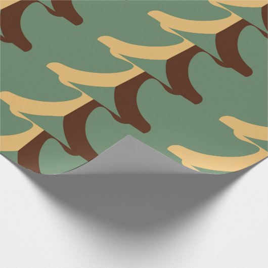 Seamless retro pattern with vertical elements abs cadeaupapier (Hoek)