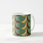 Seamless retro pattern with vertical elements abs koffiemok (Voorkant rechts)