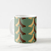 Seamless retro pattern with vertical elements abs koffiemok (Voorkant links)