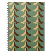 Seamless retro pattern with vertical elements abs notitieboek (Voorkant)