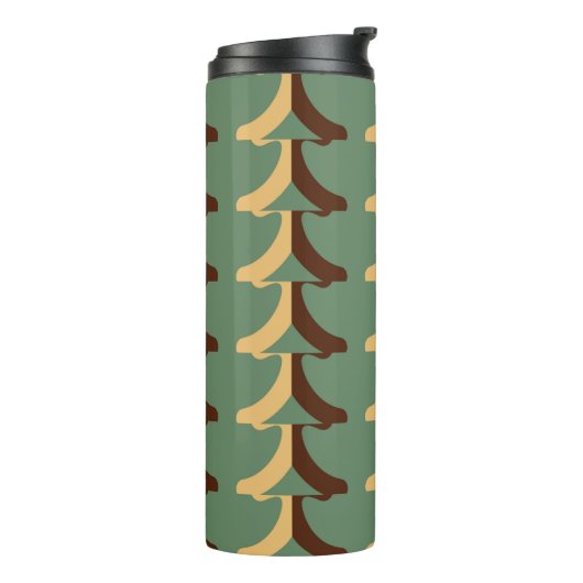 Seamless retro pattern with vertical elements abs thermosbeker (Gedraaid links)