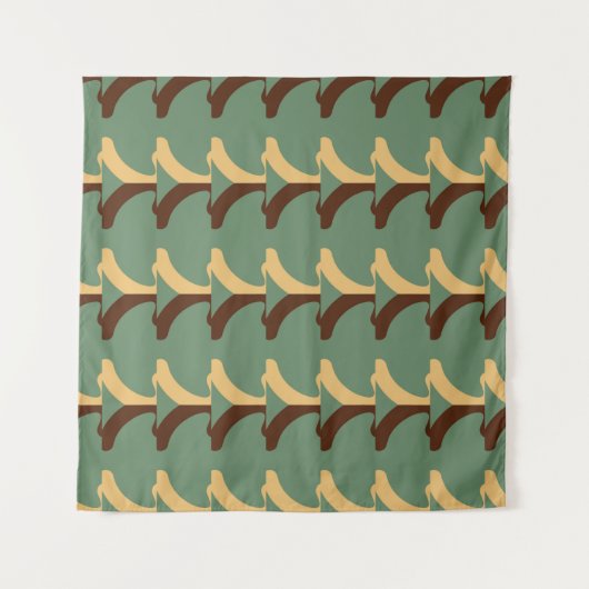 Seamless retro pattern with vertical elements abs wandkleed (Voorkant (horizontaal))