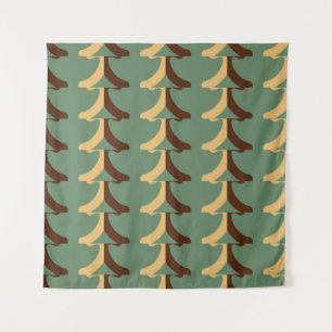Seamless retro pattern with vertical elements abs wandkleed
