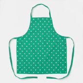 Seamless solid teal polka dot pattern schort (Voorkant)
