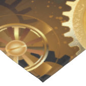 Seamless Steampunk Brass Gears Tafelkleed (Gekanteld)