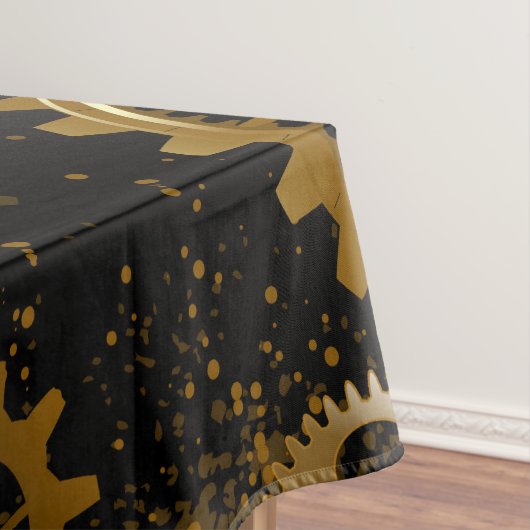 Seamless Steampunk Brass Gears Tafelkleed (Voorbeeld)