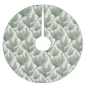 Seamless Tamarix Acacia Tree Leaf Pattern Kerstboom Rok (Voorkant)