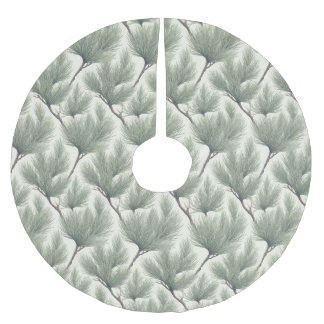 Seamless Tamarix Acacia Tree Leaf Pattern Kerstboom Rok