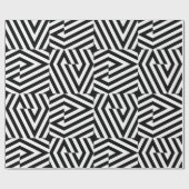 Seamless texture with oblique black bandsgeometric cadeaupapier (Vlak)