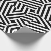 Seamless texture with oblique black bandsgeometric cadeaupapier (Hoek)