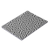 Seamless texture with oblique black bandsgeometric notitieboek (Linkerzijde)