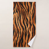 seamless tiger skin pattern. hand drawn badhanddoek (Badhanddoek)