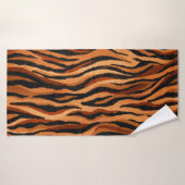 seamless tiger skin pattern. hand drawn badhanddoek (Badhanddoek)