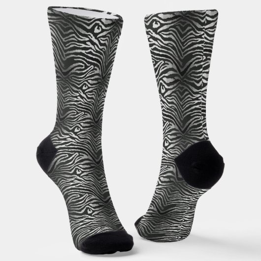 Seamless tiger stripe pattern sokken (Gebogen)