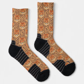 Seamless tiger stripe pattern sokken (Rechts)
