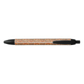 Seamless tiger stripe pattern zwarte inkt pen (Achterkant)
