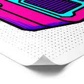 Seamless Tiling Pop Art Block Fabric and Wrapping  Poster (Hoek)