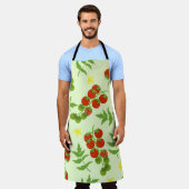 Seamless tomato pattern. Vegetable print. Vintage  Schort (Gedragen)