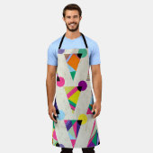 seamless triangle pattern background, hipster retr schort (Gedragen)