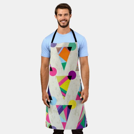 seamless triangle pattern background, hipster retr schort (Gedragen)