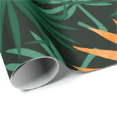 Seamless tropic pattern with strelitzia flowers an cadeaupapier (Rol Hoek)