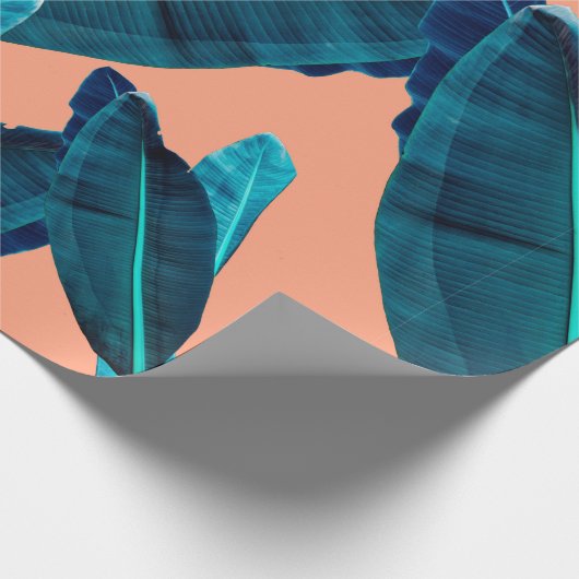 Seamless tropical flower, plant and leaf pattern b cadeaupapier (Hoek)