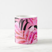 Seamless tropical flower, plant and leaf pattern b koffiemok (Center)