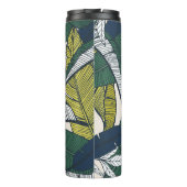 Seamless tropical pattern with banana leaves. Hand Thermosbeker (Achterkant)
