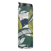 Seamless tropical pattern with banana leaves. Hand Thermosbeker (Geroteerd rechts)