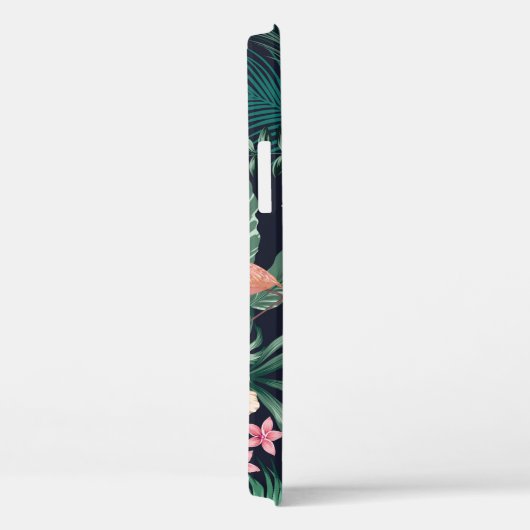 seamless tropical pattern with lush foliage, flow Case-Mate iPhone case (Achterkant / Rechts)