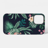 seamless tropical pattern with lush foliage, flow iPhone hoesje (Achterkant horizontaal)