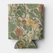 Seamless vintage botanical pattern  blikjeskoeler (Voorkant)