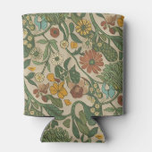 Seamless vintage botanical pattern  blikjeskoeler (Achterkant)