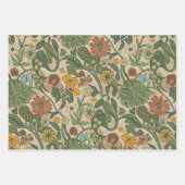 Seamless vintage botanical pattern  inpakpapier vel (Voorkant 3)