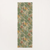 Seamless vintage botanical pattern  yogamat (Achterkant)