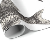 Seamless vintage fish patternvintage, fish, patter cadeaupapier (Rol Hoek)
