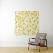 Seamless vintage pattern abstract. Cute white flow Wandkleed (In Situ (horizontaal))