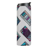 Seamless vintage pattern. geometrical background w thermosbeker (Gedraaid links)