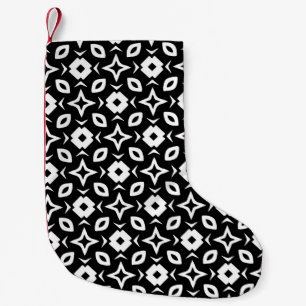 Seamless vintage pattern in geometric ornamental s kleine kerstsok