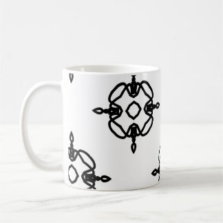 Seamless vintage pattern in geometric ornamental s koffiemok
