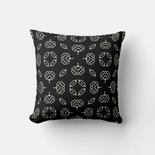 Seamless vintage pattern in geometric ornamental s kussen