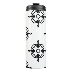 Seamless vintage pattern in geometric ornamental s thermosbeker