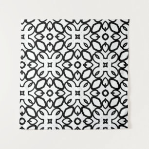 Seamless vintage pattern in geometric ornamental s wandkleed