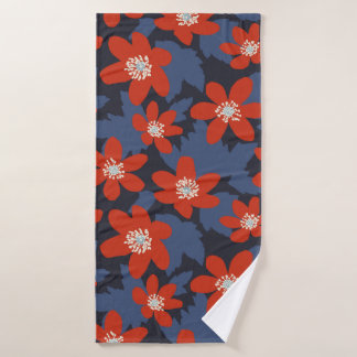 Seamless vintage pattern in Scandinavian style wit Badhanddoek
