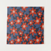 Seamless vintage pattern in Scandinavian style wit Wandkleed (Voorkant (horizontaal))